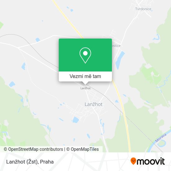Lanžhot (Žst) mapa