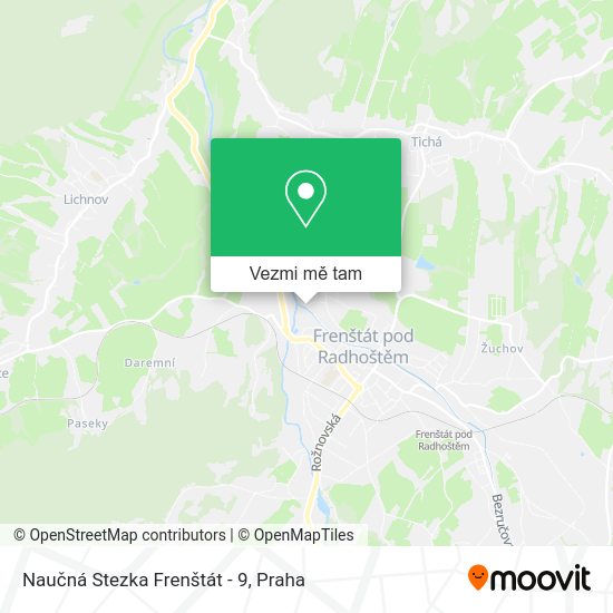 Naučná Stezka Frenštát - 9 mapa
