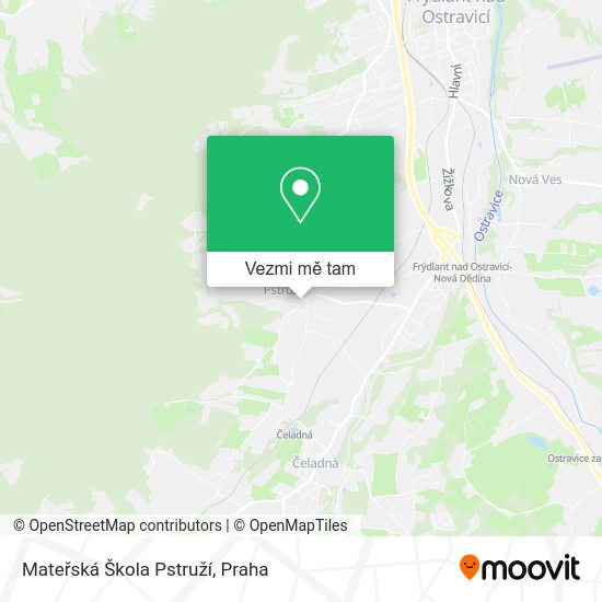 Mateřská Škola Pstruží mapa