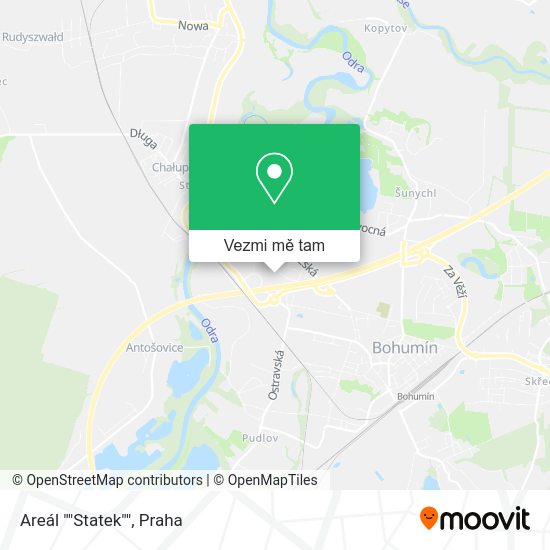 Areál ""Statek"" mapa