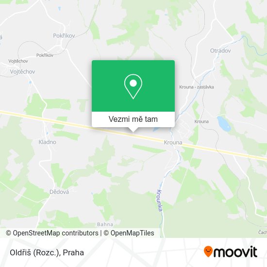 Oldřiš (Rozc.) mapa