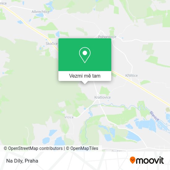 Na Díly mapa