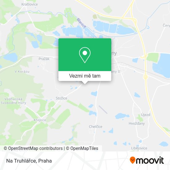 Na Truhlářce mapa