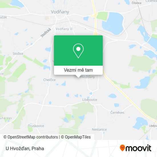 U Hvožďan mapa
