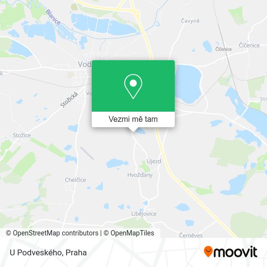 U Podveského mapa