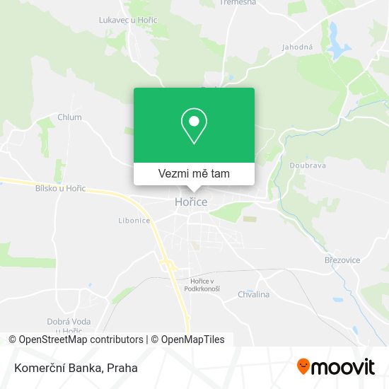 Komerční Banka mapa