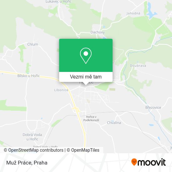 Muž Práce mapa
