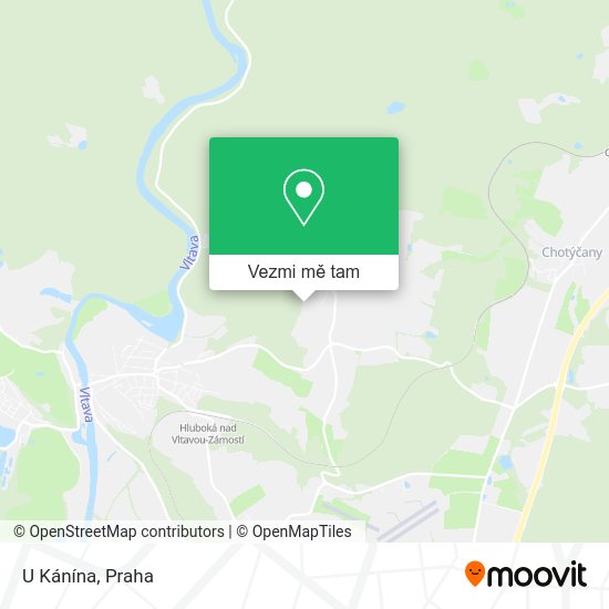 U Kánína mapa