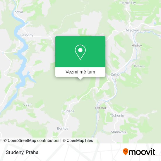 Studený mapa