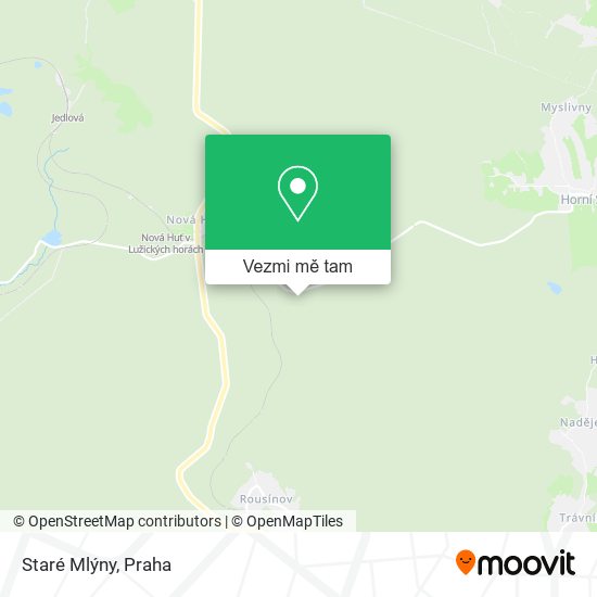 Staré Mlýny mapa