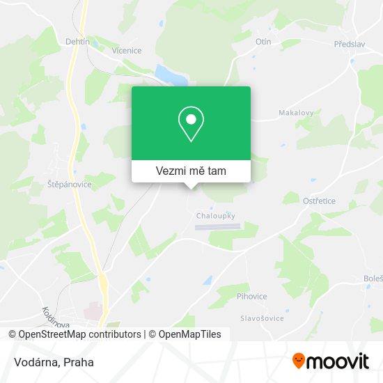 Vodárna mapa