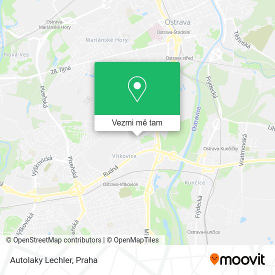 Autolaky Lechler mapa