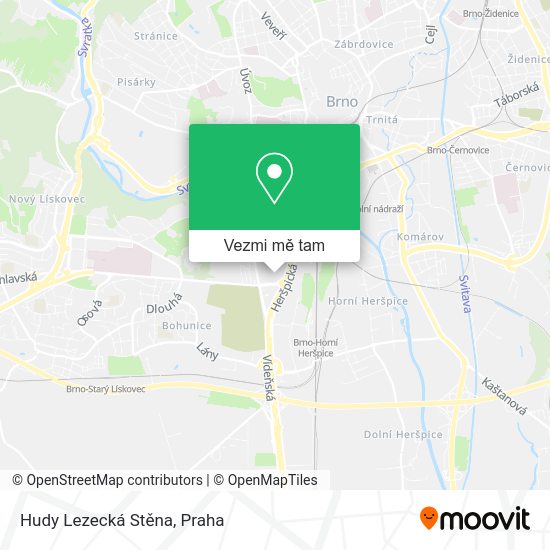 Hudy Lezecká Stěna mapa