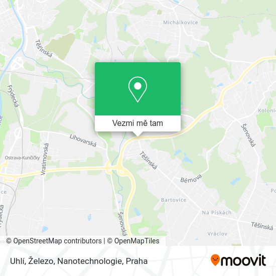 Uhlí, Železo, Nanotechnologie mapa