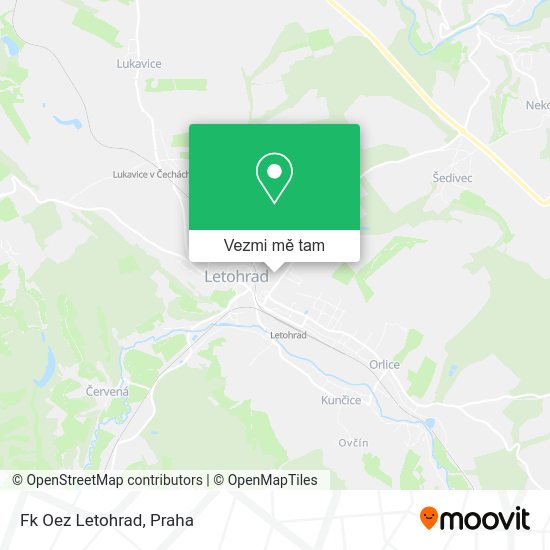 Fk Oez Letohrad mapa