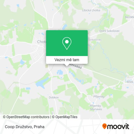 Coop Družstvo mapa