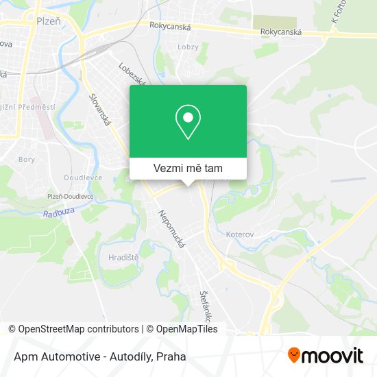 Apm Automotive - Autodíly mapa