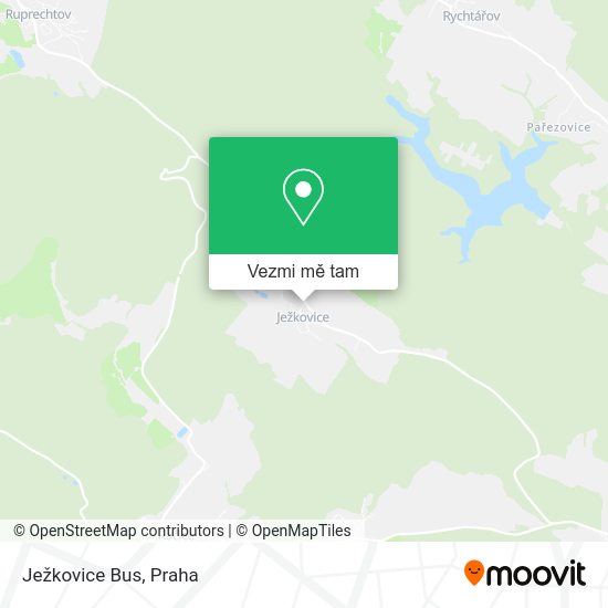 Ježkovice Bus mapa