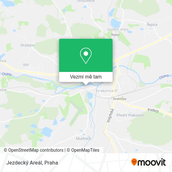 Jezdecký Areál mapa