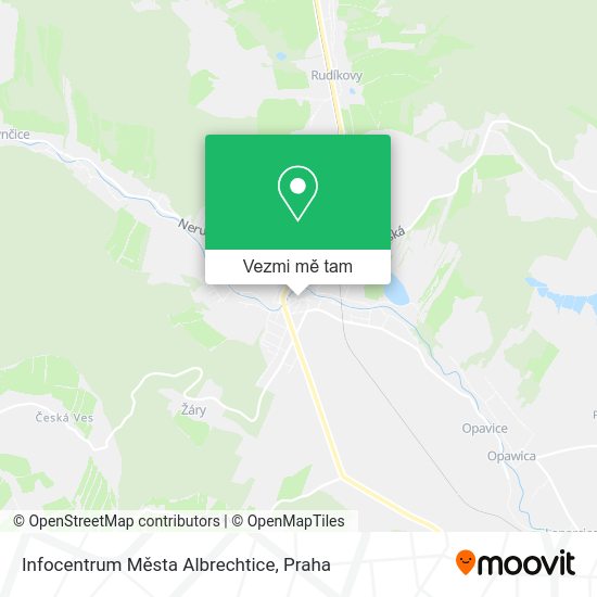 Infocentrum Města Albrechtice mapa