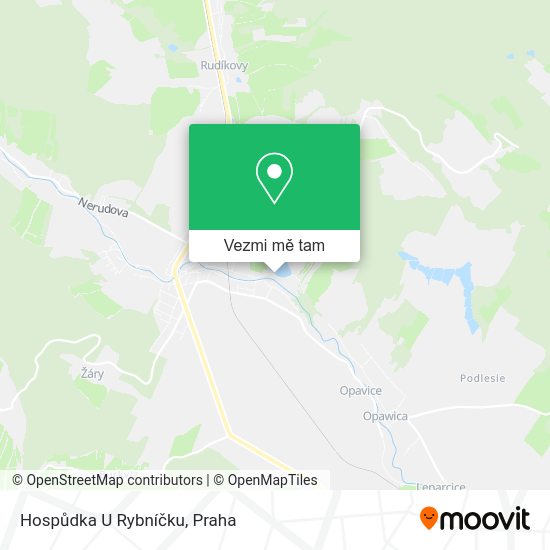 Hospůdka U Rybníčku mapa