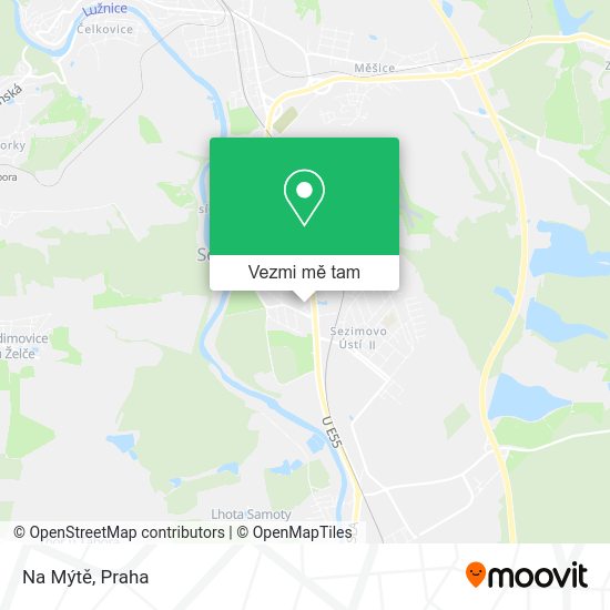 Na Mýtě mapa