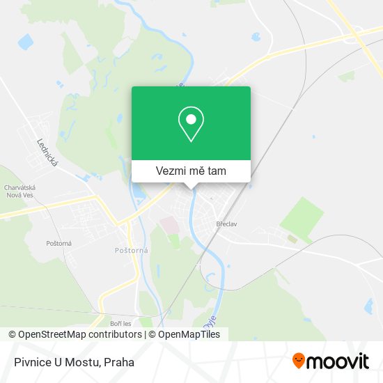 Pivnice U Mostu mapa