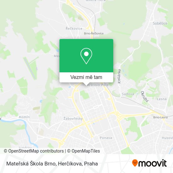 Mateřská Škola Brno, Herčíkova mapa