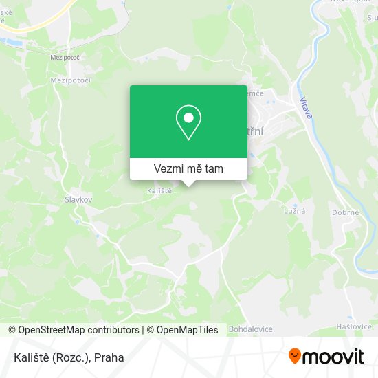 Kaliště (Rozc.) mapa