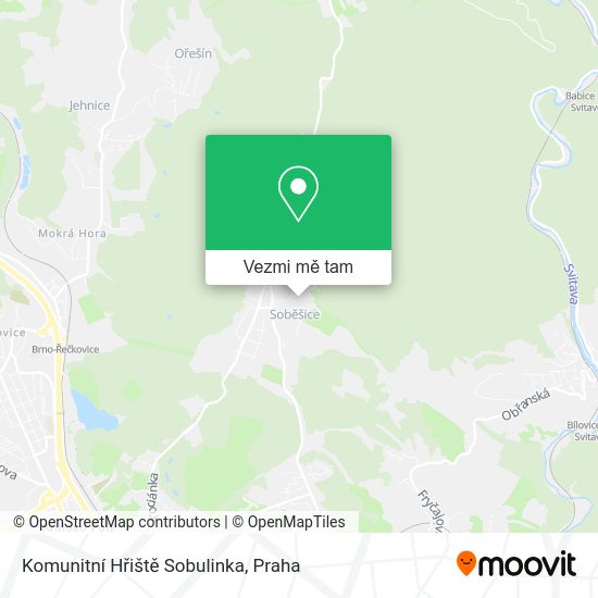 Komunitní Hřiště Sobulinka mapa