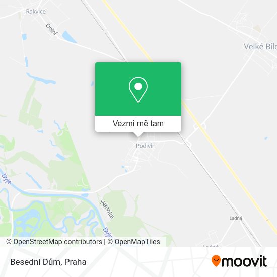 Besední Dům mapa