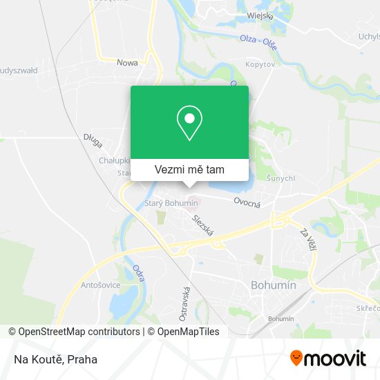 Na Koutě mapa