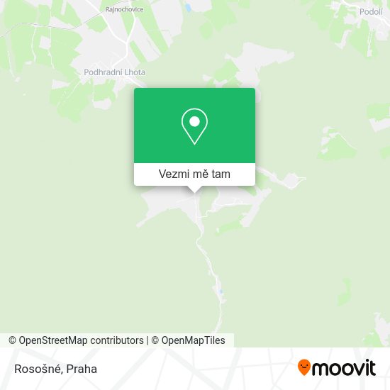 Rosošné mapa