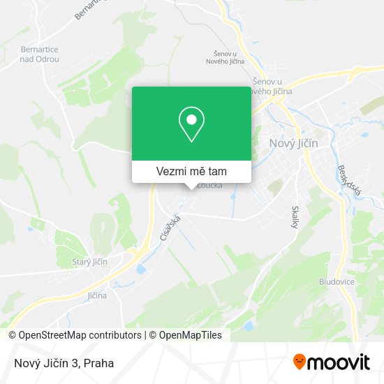 Nový Jičín 3 mapa