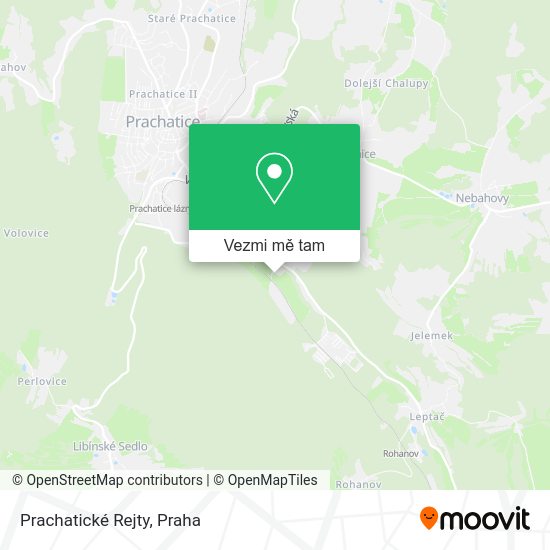 Prachatické Rejty mapa