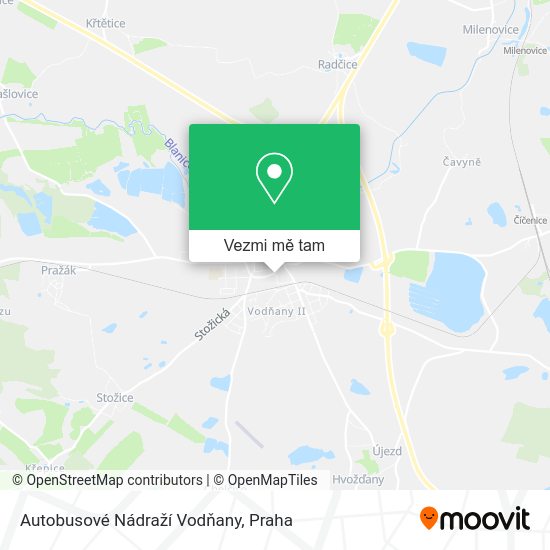 Autobusové Nádraží Vodňany mapa