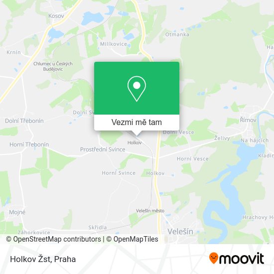 Holkov Žst mapa