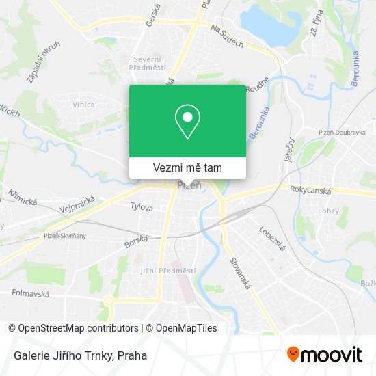 Galerie Jiřího Trnky mapa
