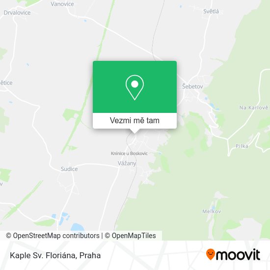 Kaple Sv. Floriána mapa