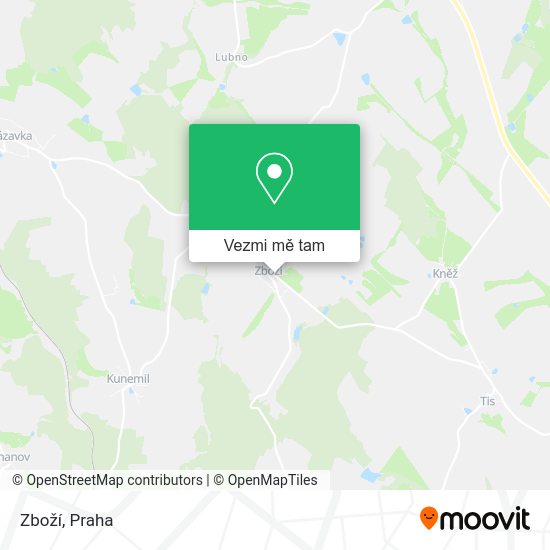 Zboží mapa