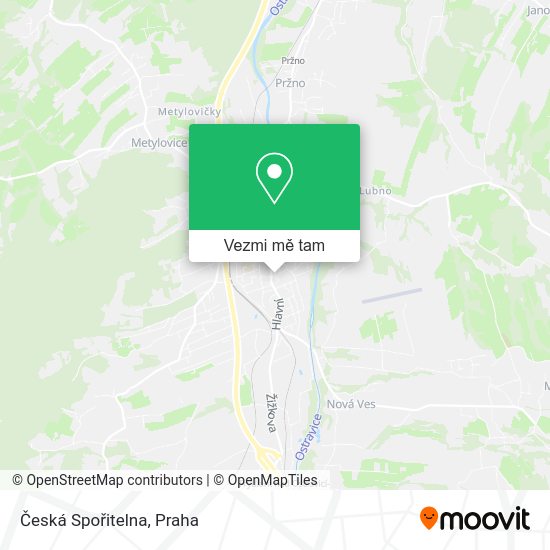Česká Spořitelna mapa