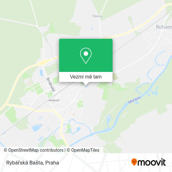 Rybářská Bašta mapa