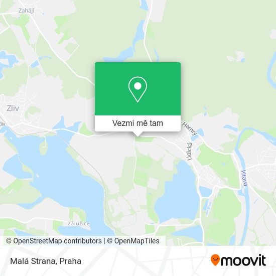 Malá Strana mapa