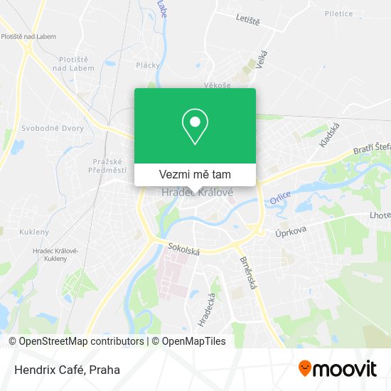 Hendrix Café mapa
