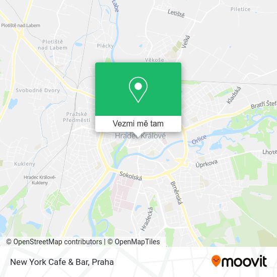 New York Cafe & Bar mapa