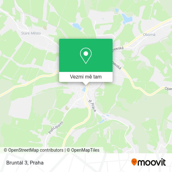 Bruntál 3 mapa