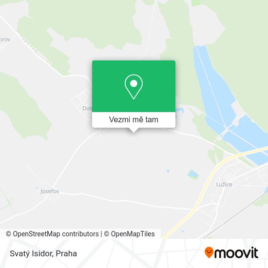 Svatý Isidor mapa