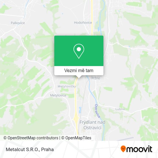 Metalcut S.R.O. mapa