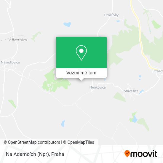 Na Adamcích (Npr) mapa