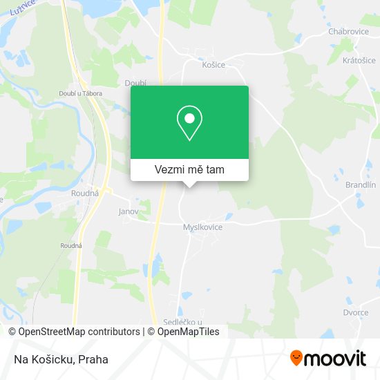 Na Košicku mapa